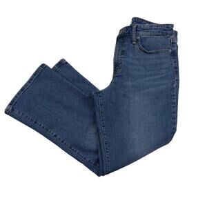 Sofia Jeans by Sophia Vegara Mayra Crop Flare Stretch Jeans Women's Size 8